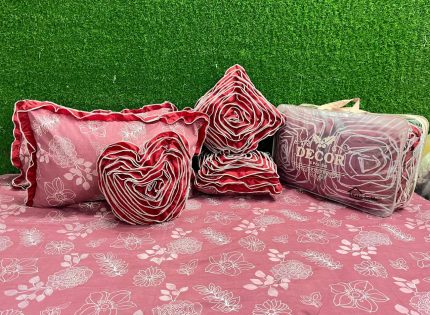 SPENO DOUBLE Bed Sheet I Red