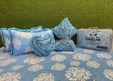 SPENO DOUBLE Bed Sheet I Blue