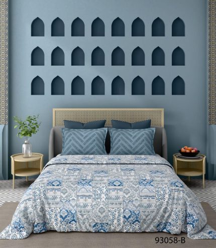 GRACIA DOUBLE Bedsheet | Gray