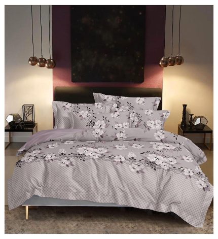 DOLO DOUBLE Bedsheet | Dusty Grey